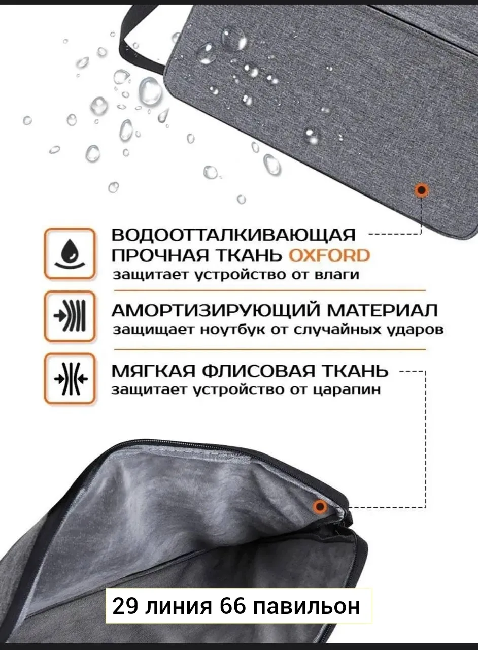 Сумка на пояс из ткани — фото 5