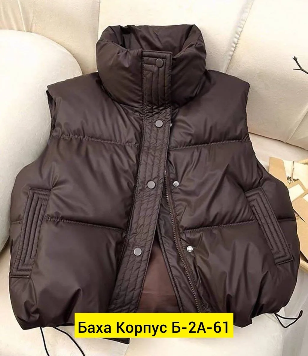 Жилетка демисезонная из холлофайбера и полиэстера — фото 4