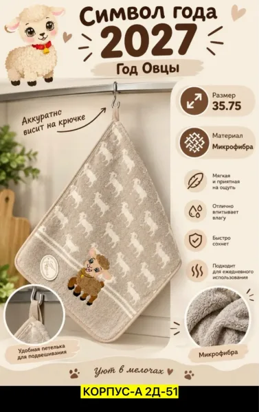 Мягкое полотенце из хлопка — фото 3