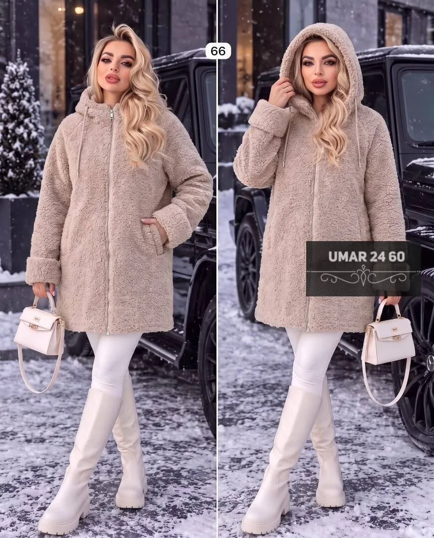 Пальто из ткани Барашка — фото 7
