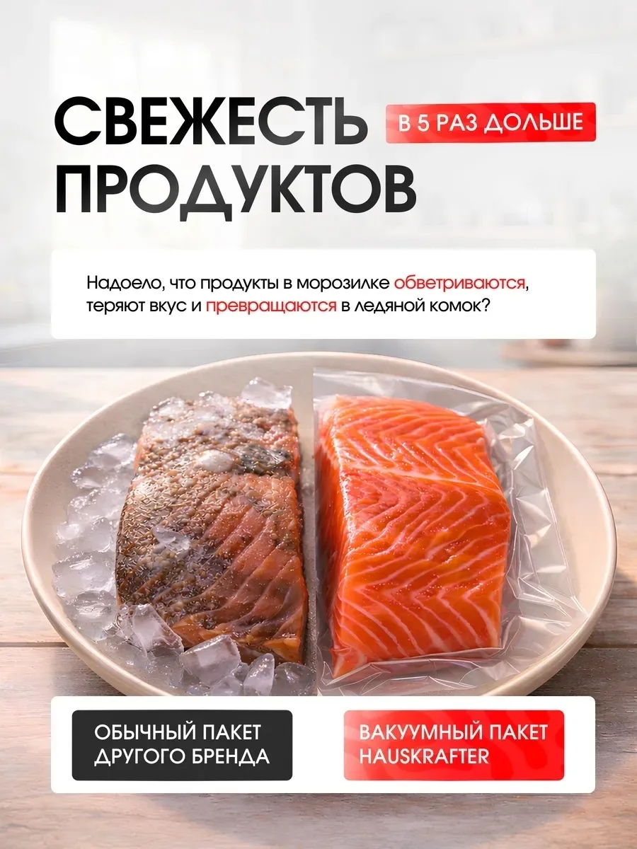 Рифленые пакеты для вакууматора в рулоне — фото 2