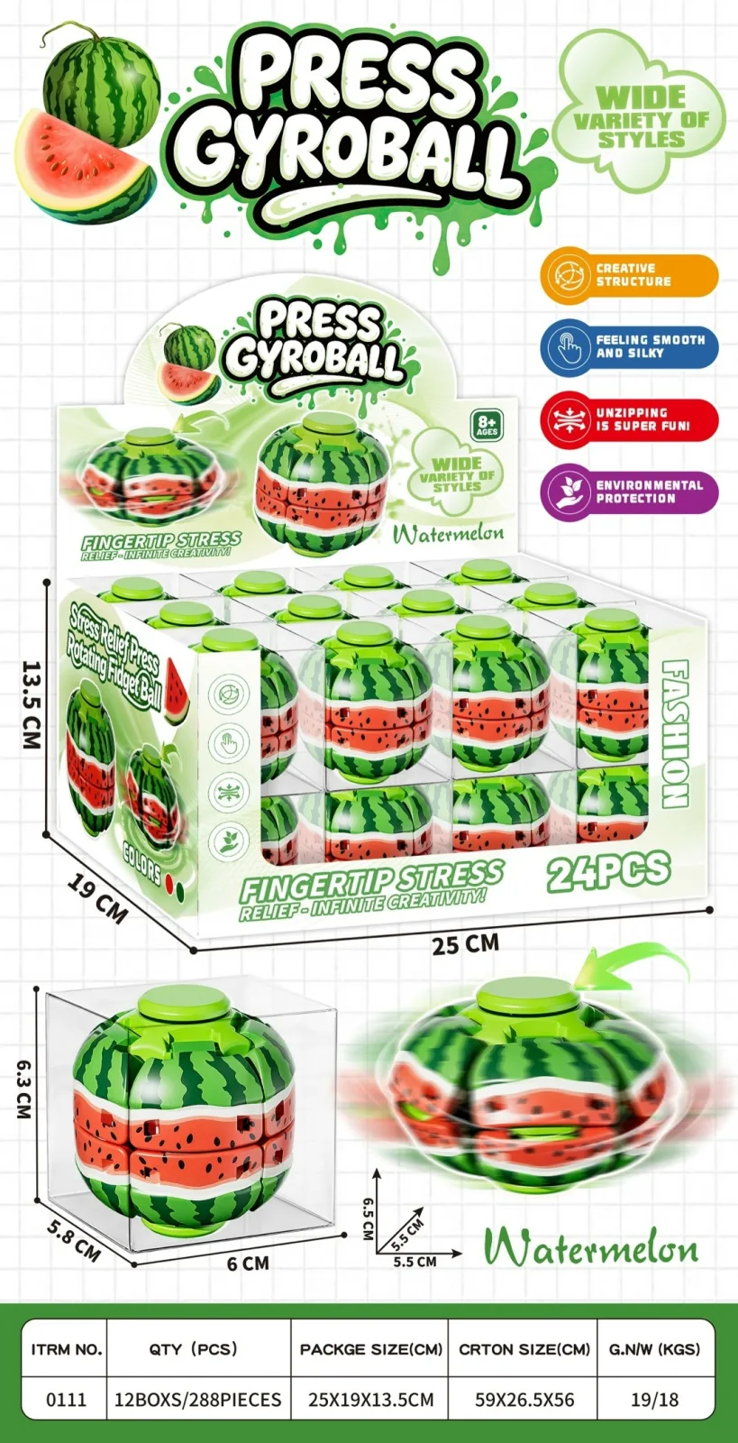Мягкий шарик-гамбургер для снятия стресса — фото 3
