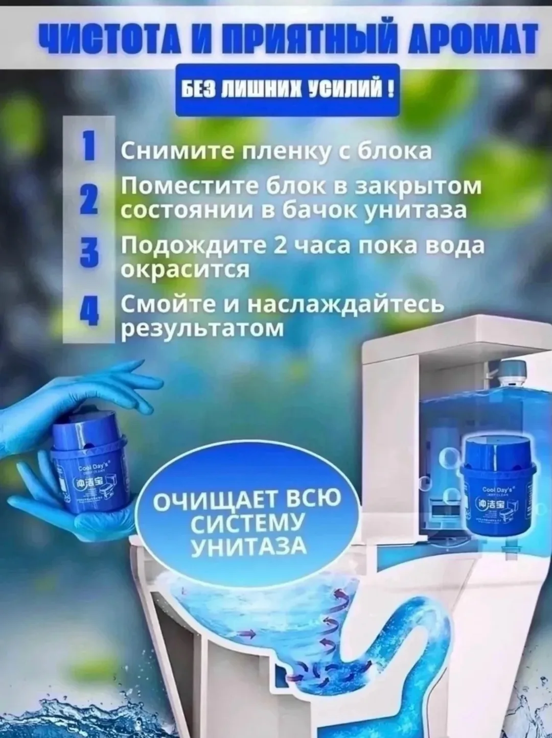 Туалетный блок для унитаза — фото 6