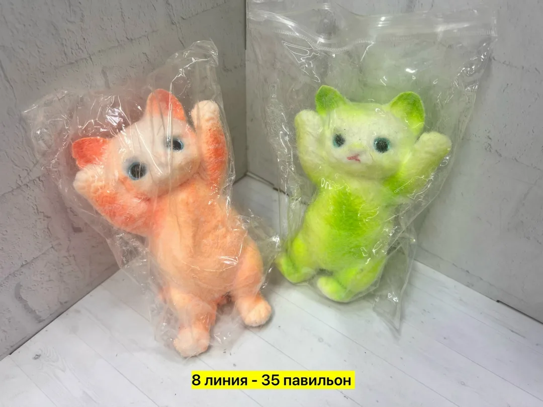 Силиконовая игрушка в форме кошки — фото 2