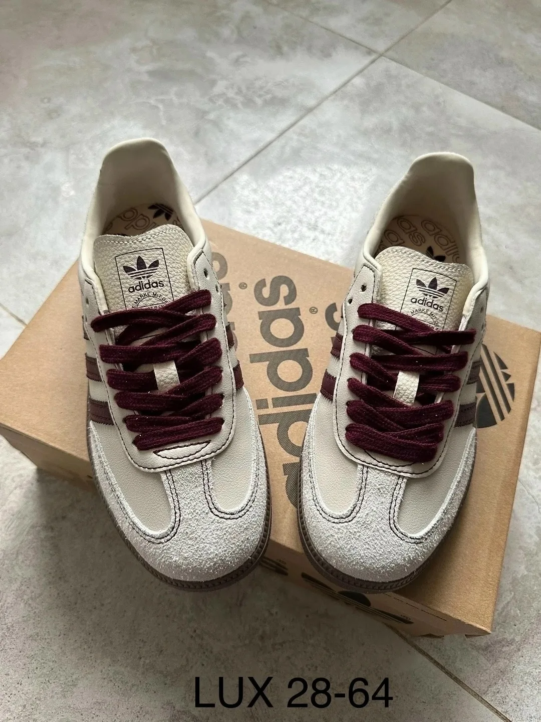 Кеды Adidas Samba из натуральной кожи — фото 4