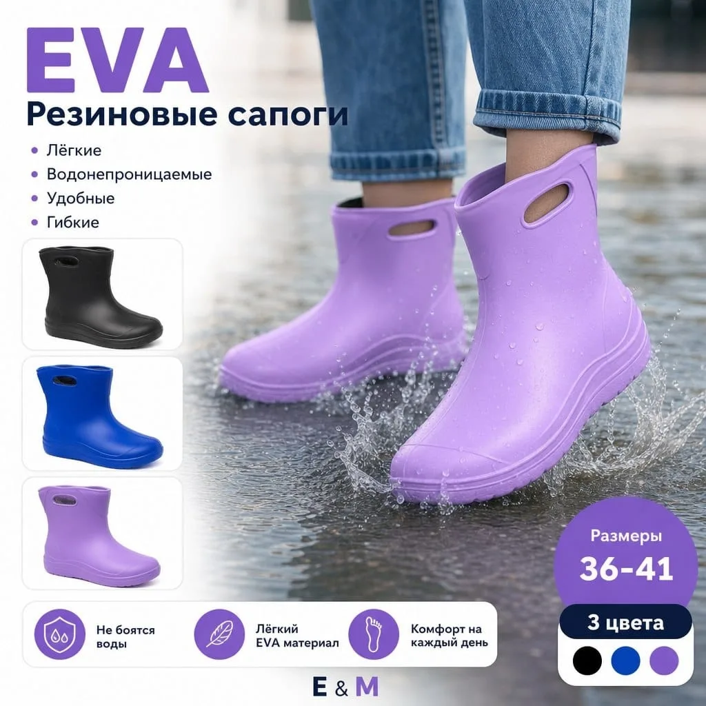 Сапоги Новые модели — фото 4