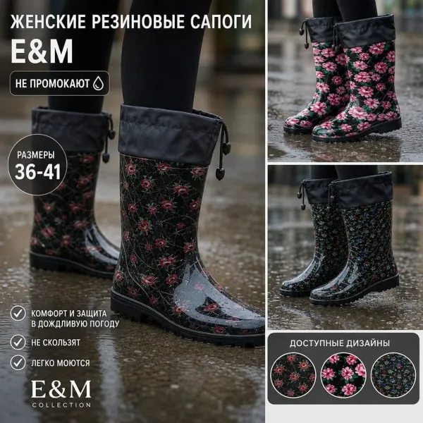 Сапоги Новые модели — фото 1