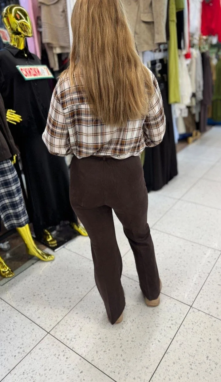 Брюки из бархата — фото 2