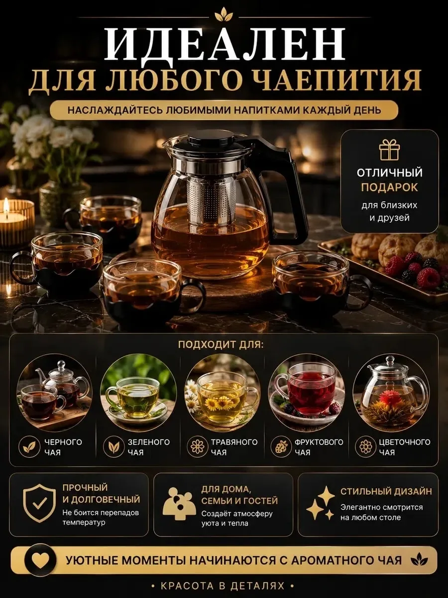 Ручка заварочного чайника Серый — фото 2