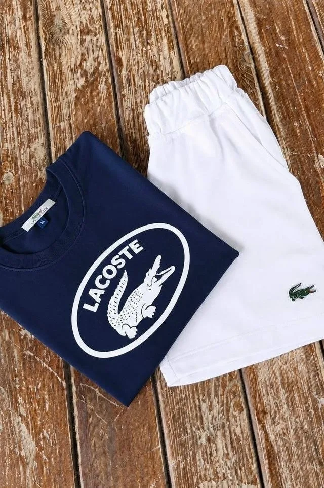 Костюм детский Lacoostee футболка + шорты Синий — фото 7