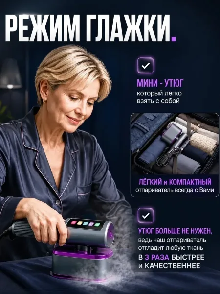 Вращающаяся ручка дисплей Фиолетовый — фото 3