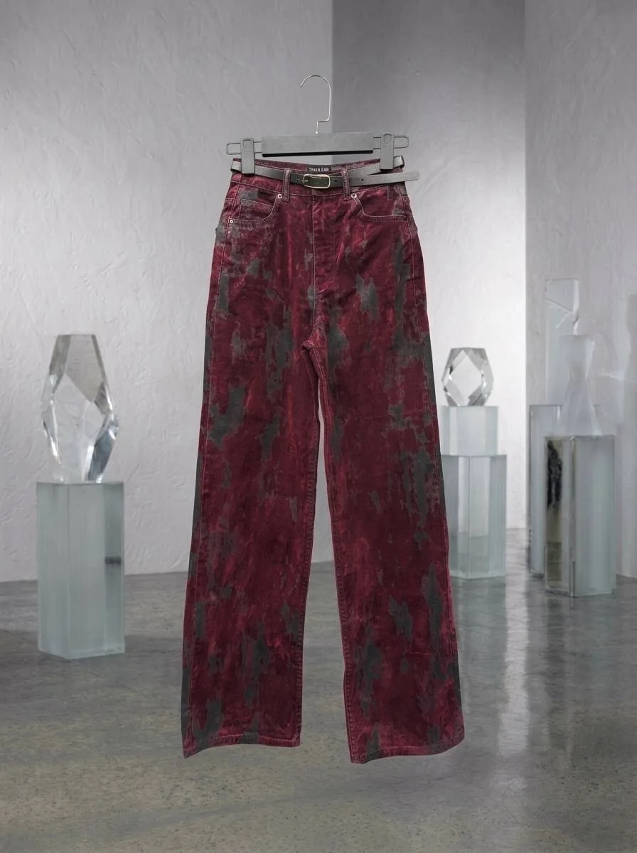 Комбинированные джинсы турецкого производства — фото 11