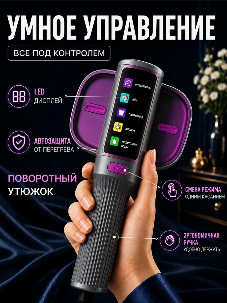 Вращающаяся ручка дисплей Фиолетовый — фото 5