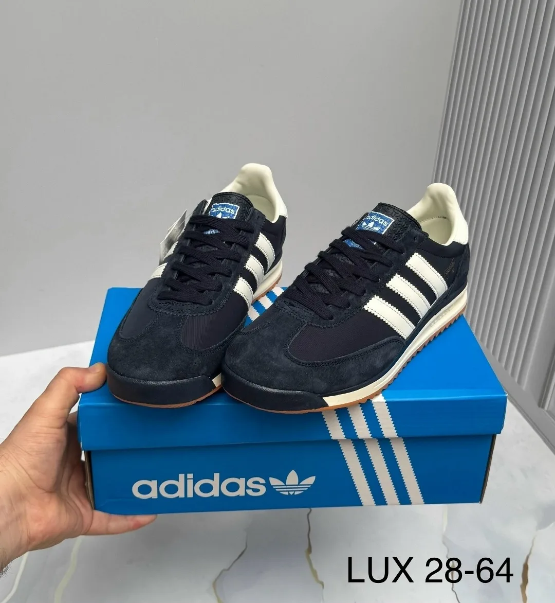 Кроссовки Adidas мужские натуральная замша — фото 4