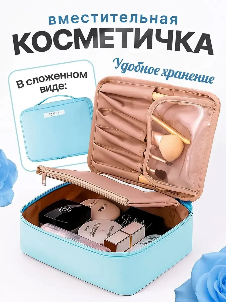Дорожная косметичка для туалетных принадлежностей — фото 9