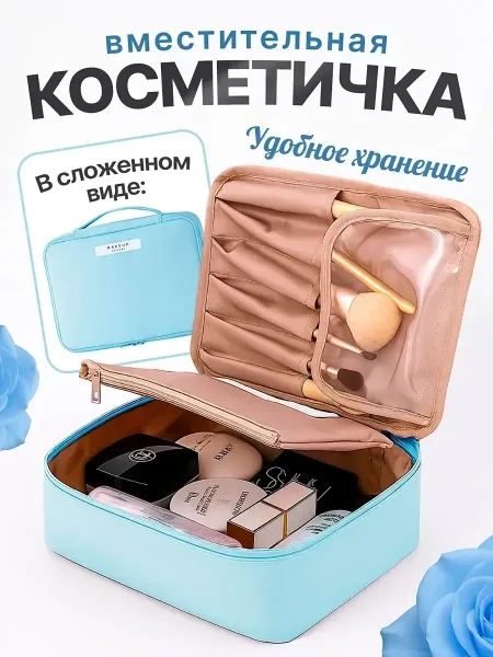 Дорожная косметичка для туалетных принадлежностей — фото 9