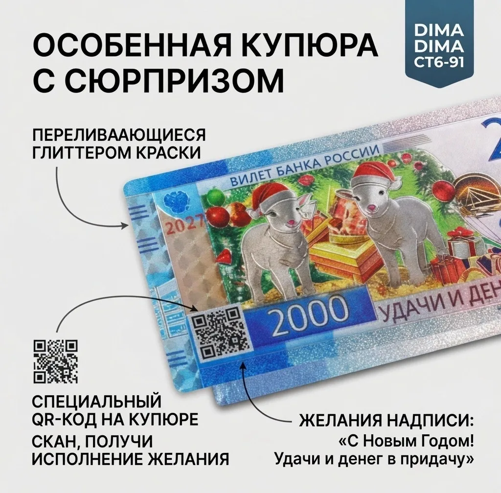 НОВОГОДНИЕ МАГНИТ 2027 — фото 2