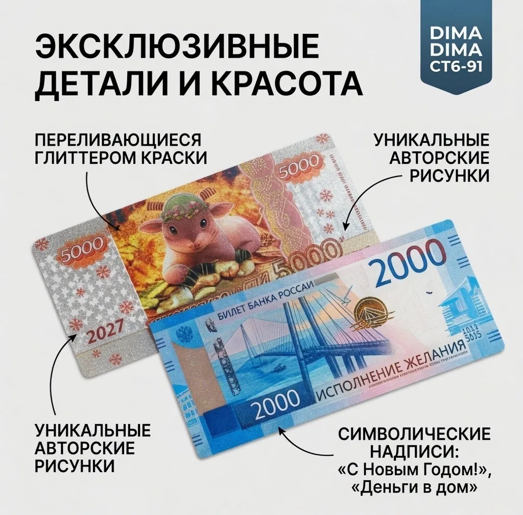 НОВОГОДНИЕ МАГНИТ 2027 — фото 3