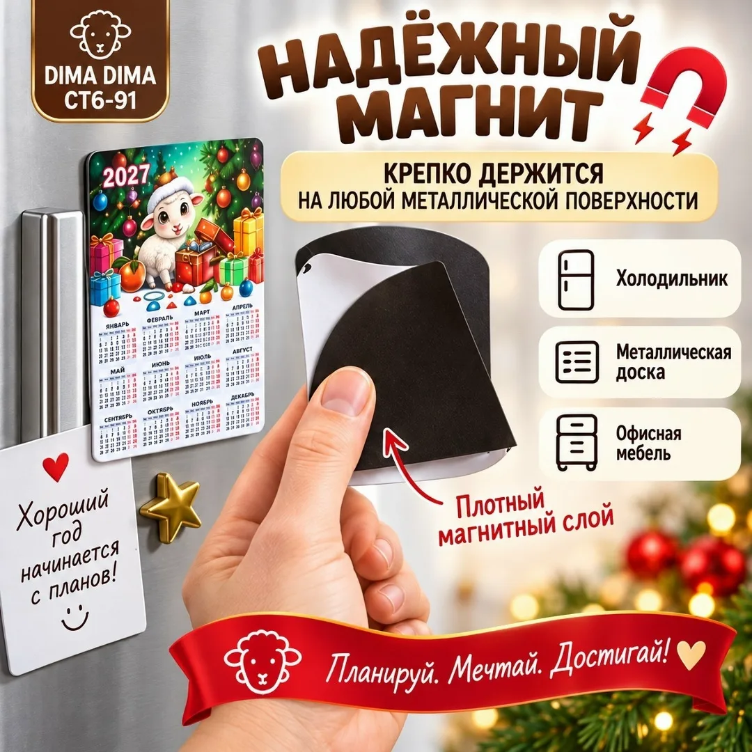 НОВОГОДНИЕ МАГНИТ 2027 — фото 3