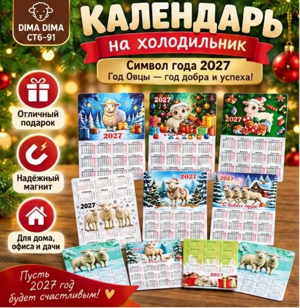 НОВОГОДНИЕ МАГНИТ 2027 — фото 9