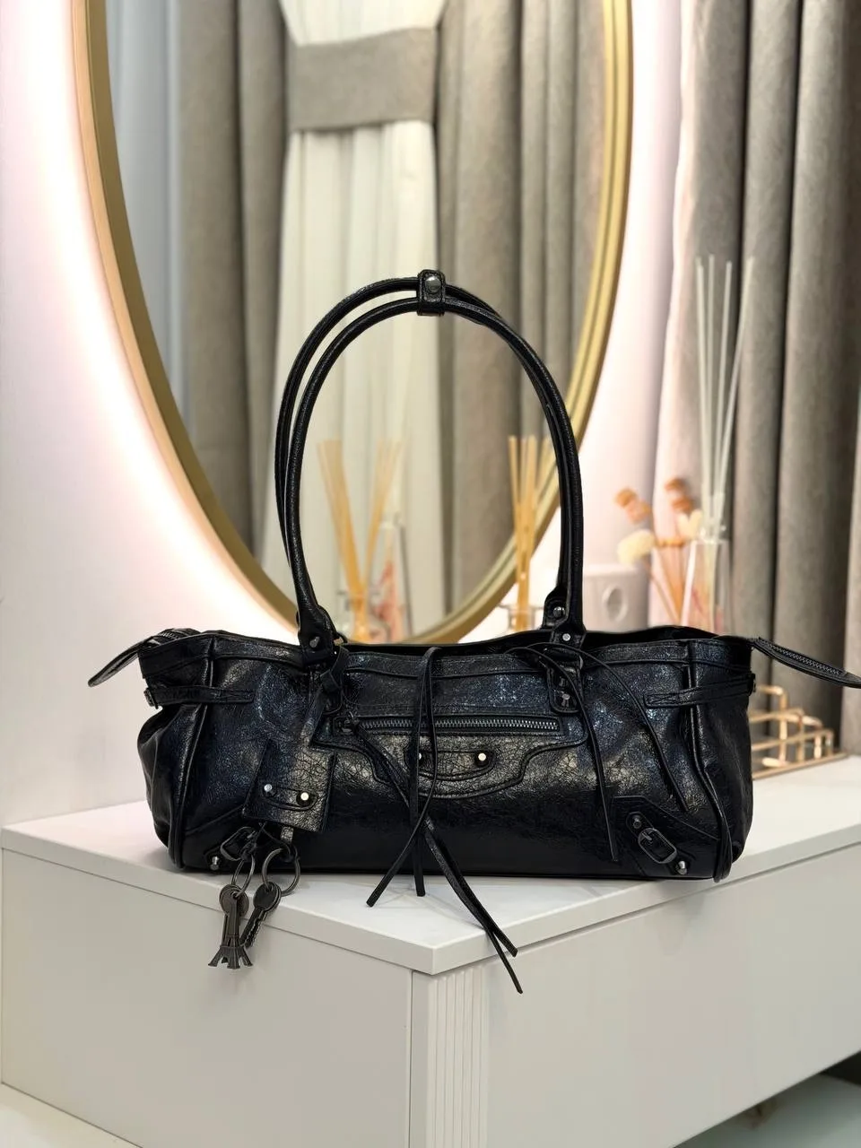 Сумка BALENCIAGA из экокожи люкс — фото 1