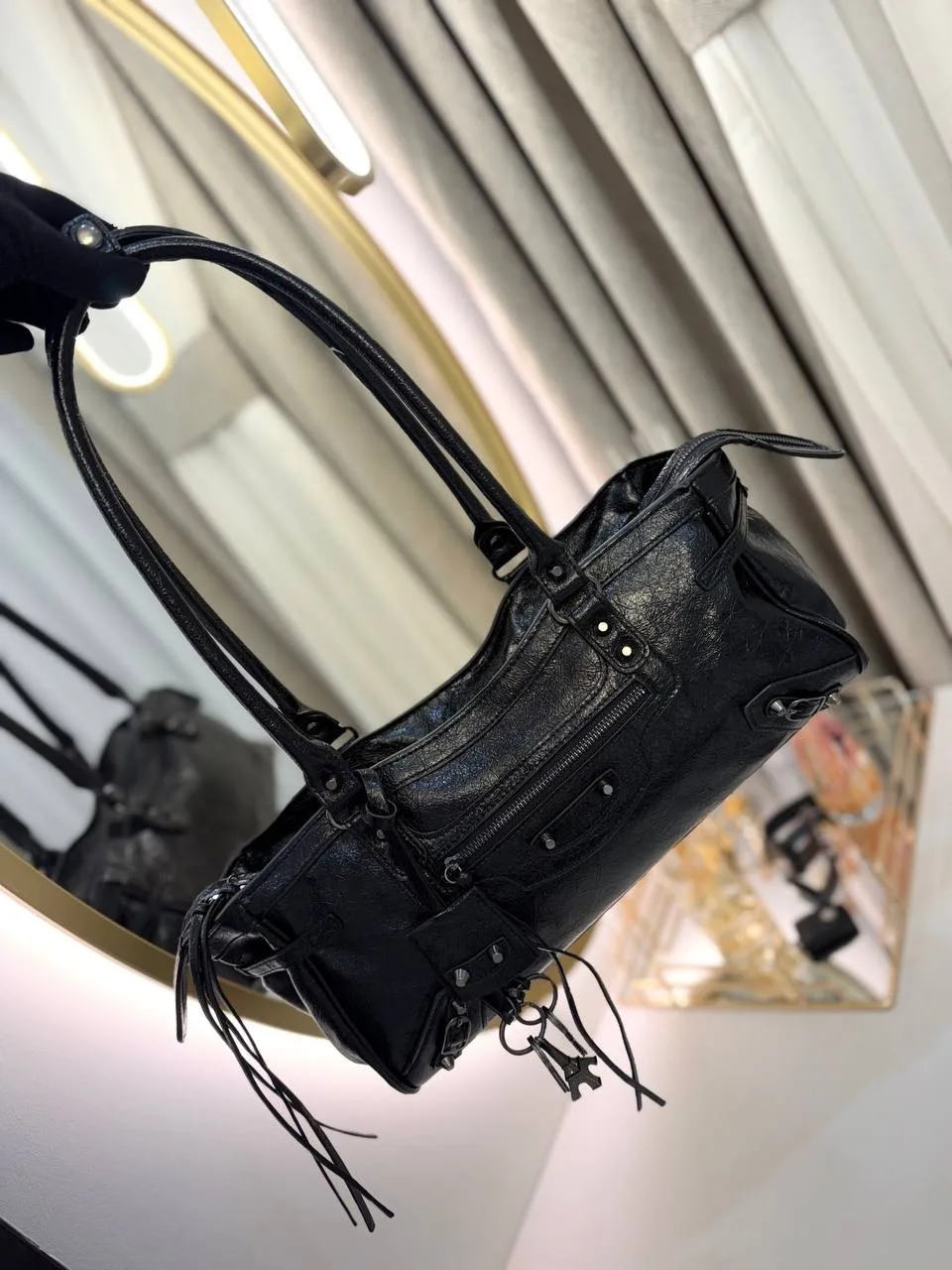 Сумка BALENCIAGA из экокожи люкс — фото 2