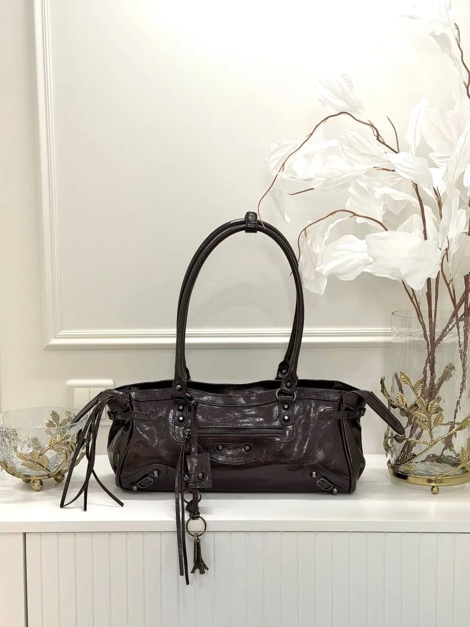 Сумка BALENCIAGA из экокожи люкс — фото 6