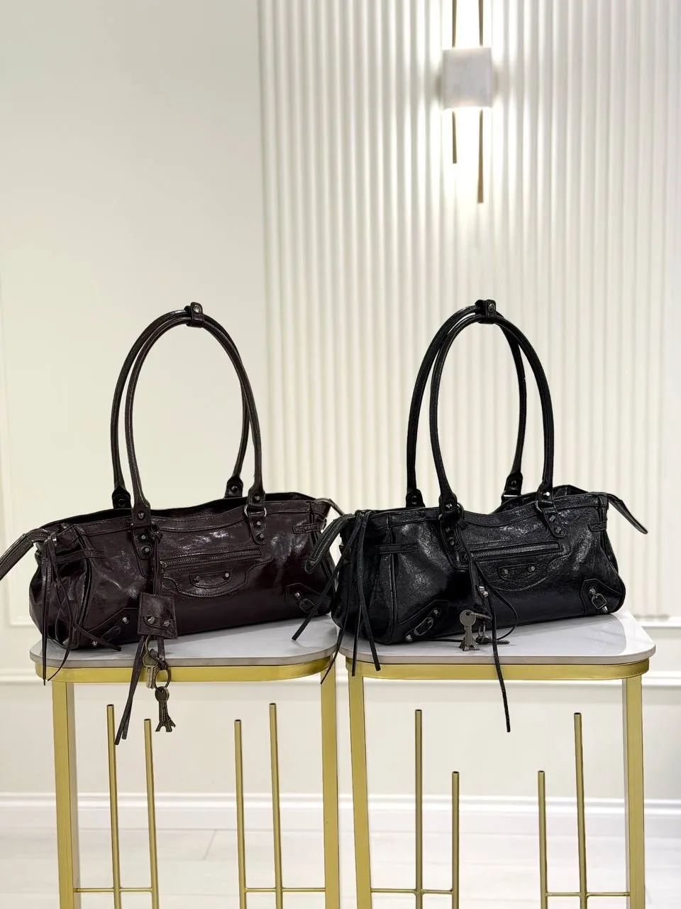 Сумка BALENCIAGA из экокожи люкс — фото 7