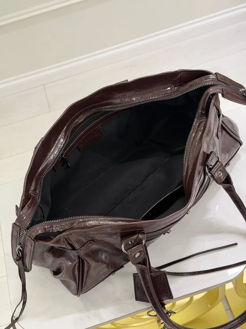 Сумка BALENCIAGA из экокожи люкс — фото 9