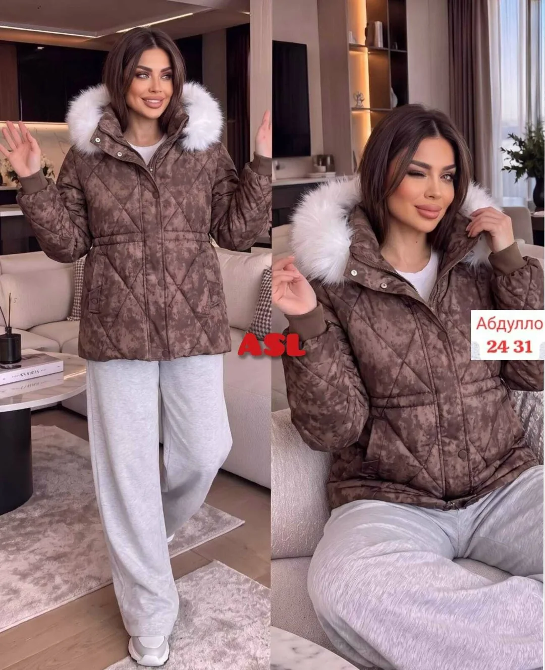Женская куртка из холофайбера — фото 4