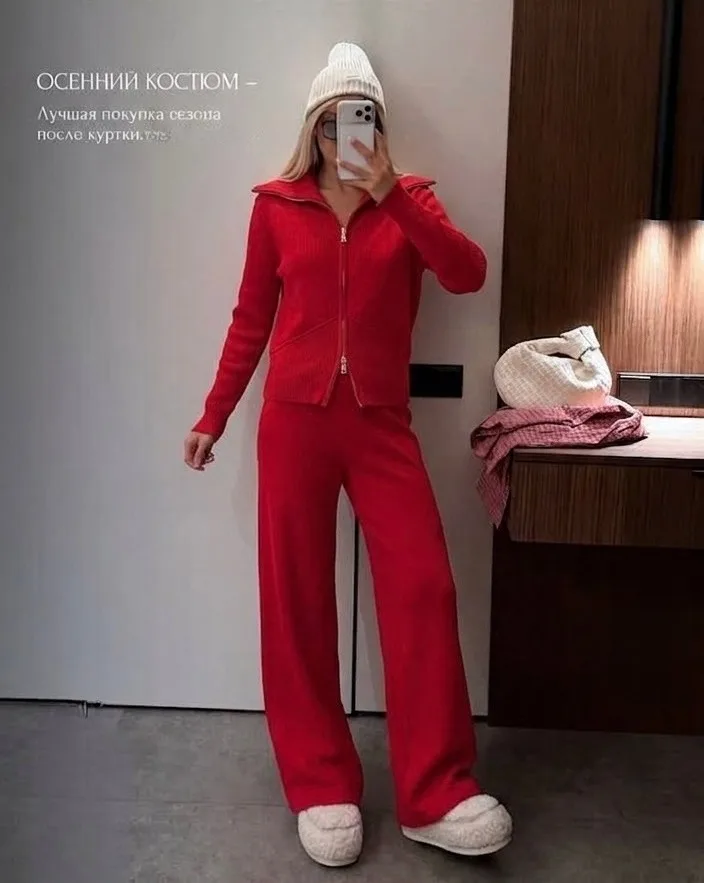 Костюм трикотажный trend сезона — фото 10
