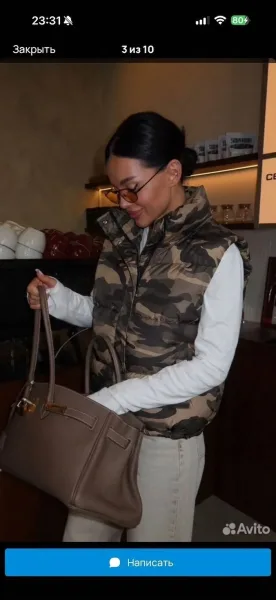 Камуфляжный жилет в эстетике military street style - сочетание функциональности, комфорта и актуального дизайна — фото 5