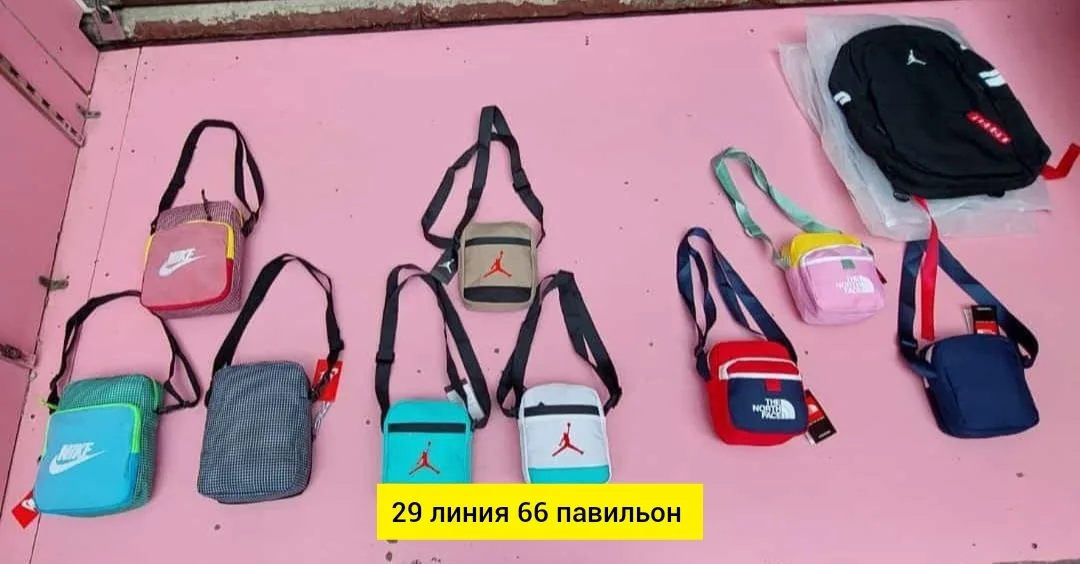 Сумка на пояс из водонепроницаемой ткани — фото 7