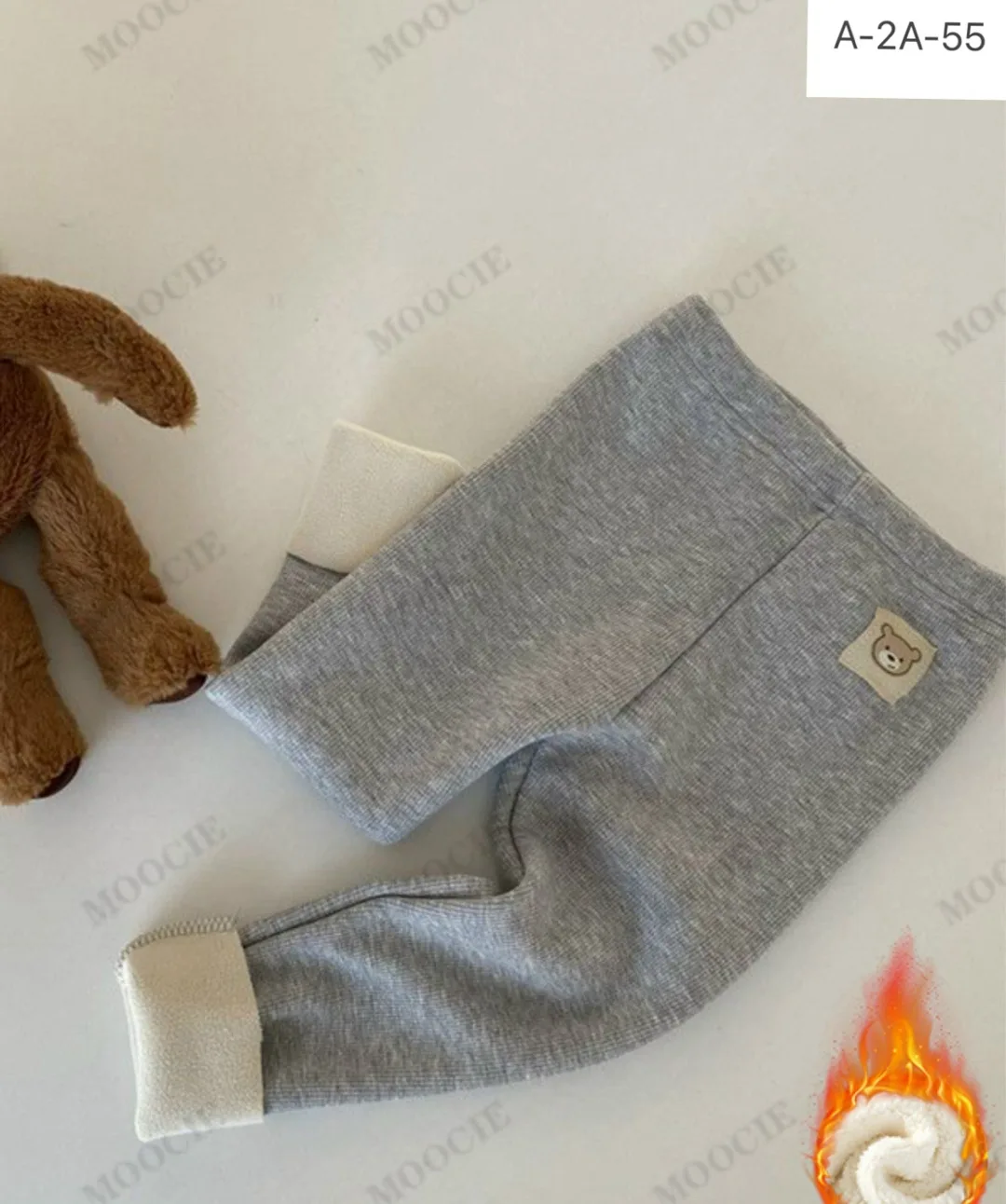 Лосины из флиса с начесом и меховым ворсом — фото 5