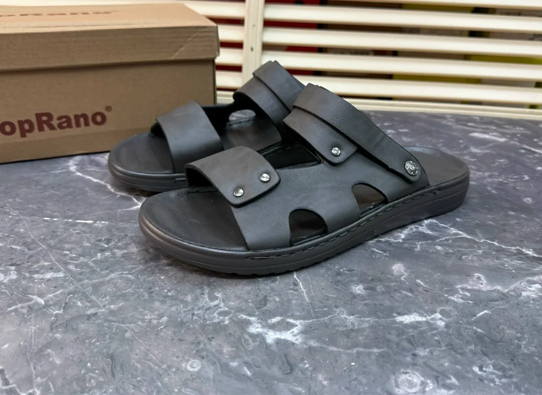Босоножки для мужчин из экокожи — фото 7