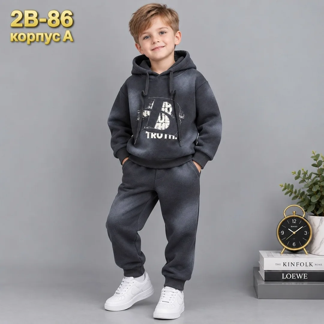Толстовка с начесом из качественной ткани — фото 4
