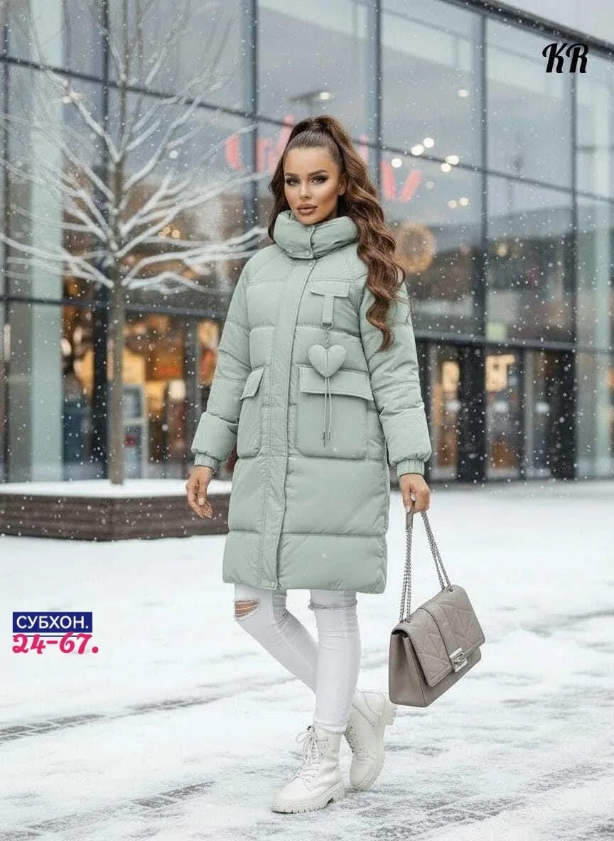 Утеплённая куртка из фабричного материала с наполнителем холофайбер — фото 2