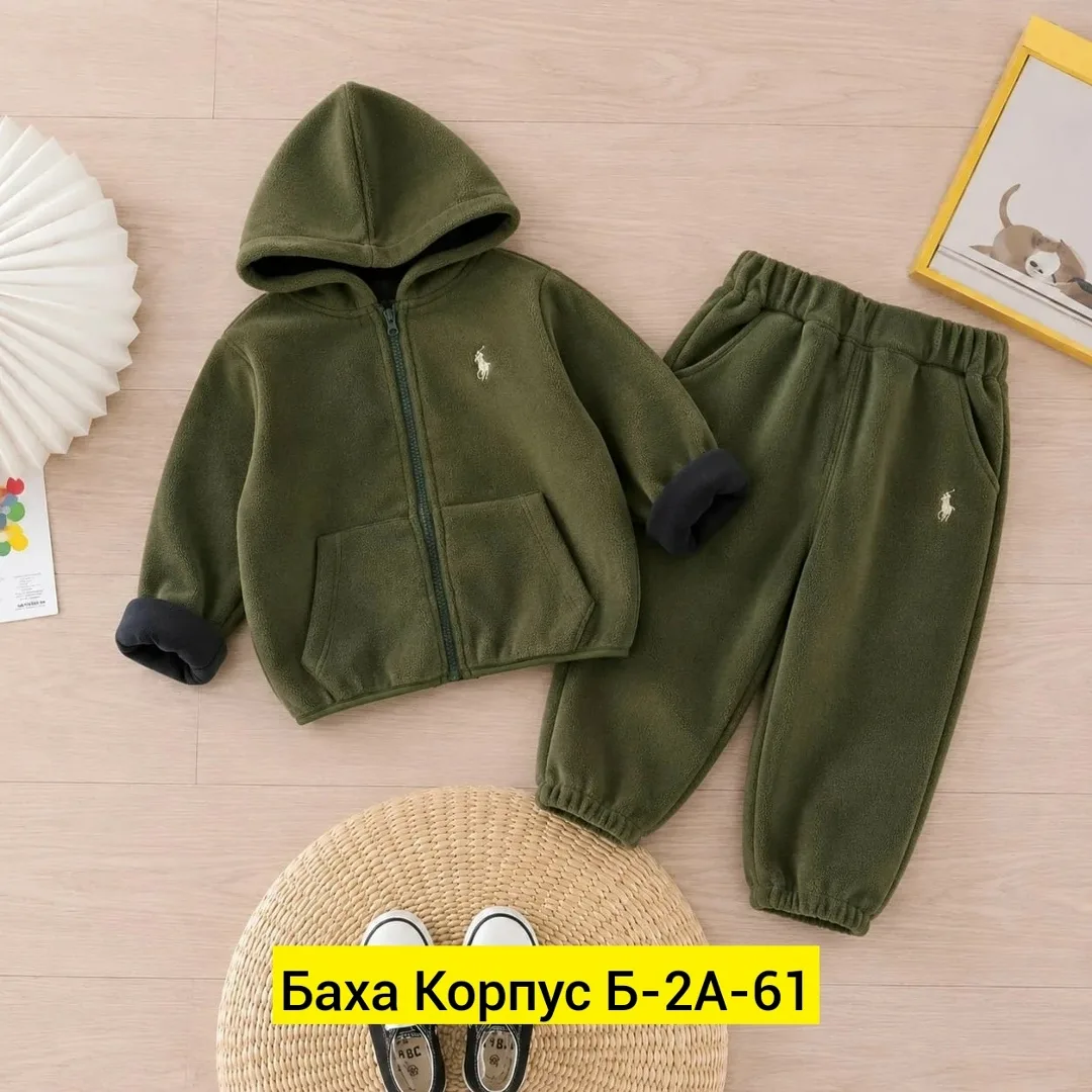 Двухсторонний флисовый костюм двойка — фото 3