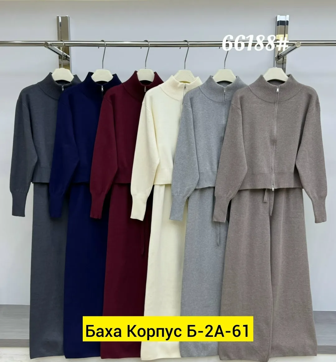 Костюм двойка из ткани — фото 8
