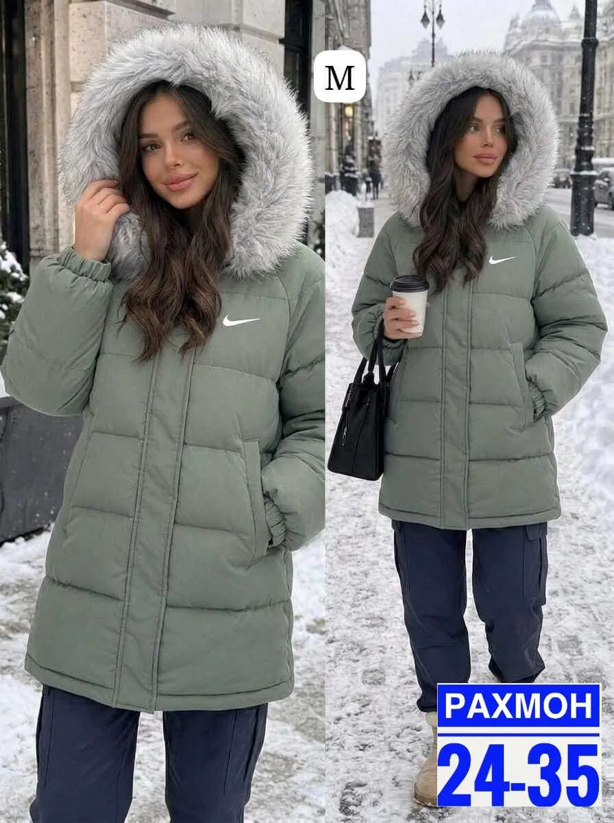 Тёплая двухсторонняя куртка с меховым воротником — фото 4