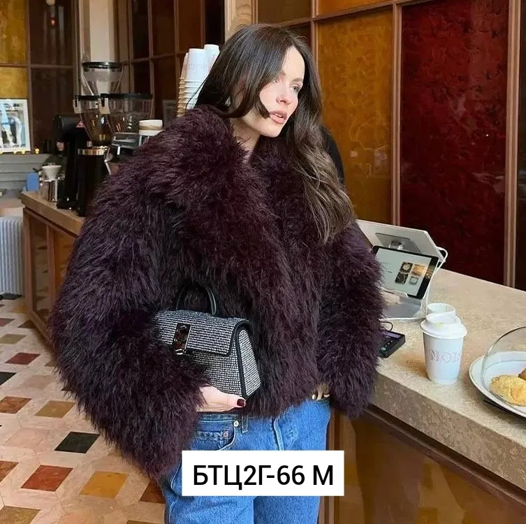 Шуба из искусственного меха — фото 8