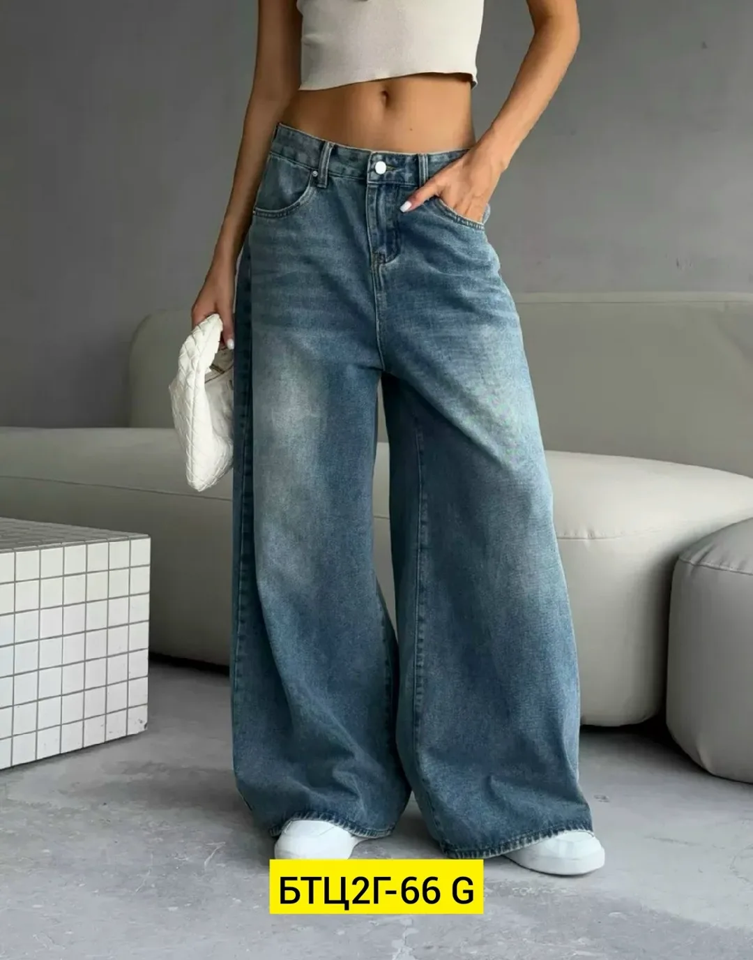 Джинсы baggy jeans хорошая — фото 5