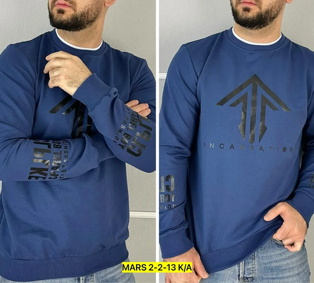 Футболка Кофта для мужчин, двухнитка — фото 3