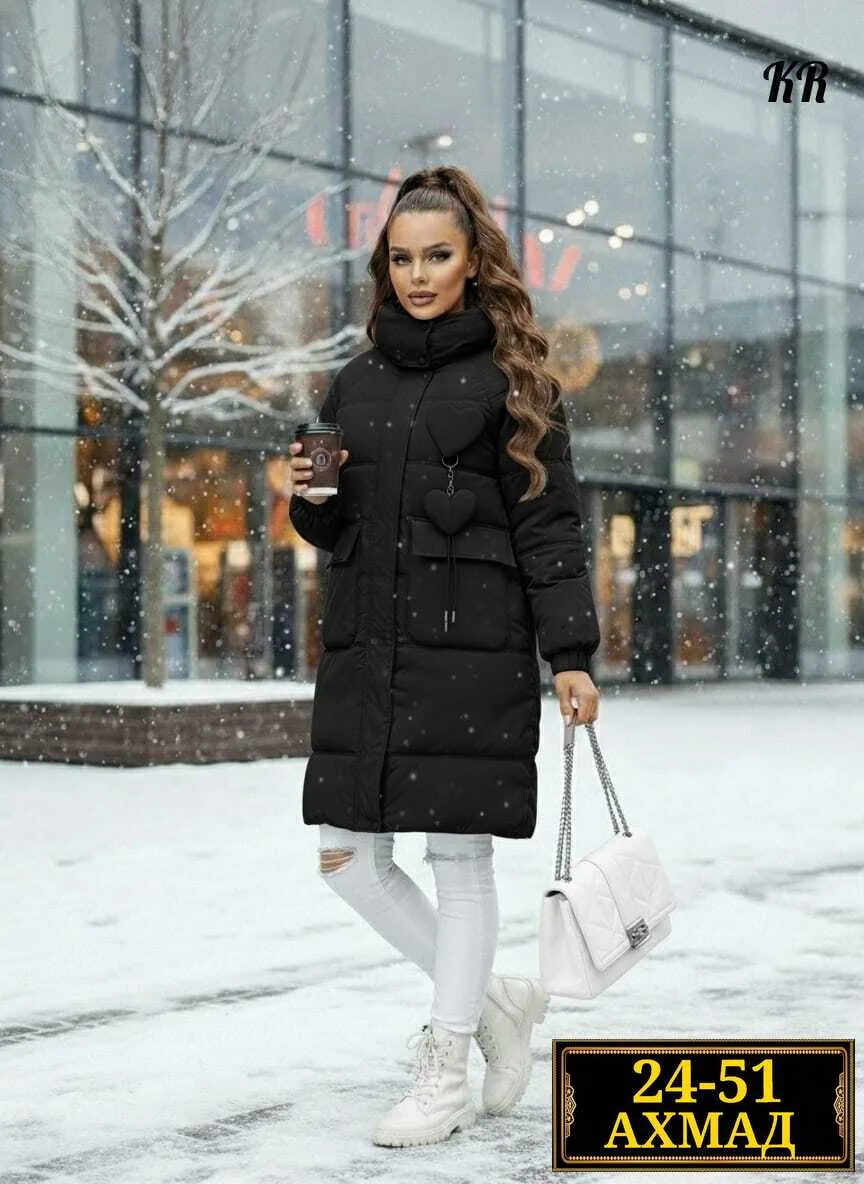 Утеплённая куртка из фабричного материала с наполнителем холофайбер — фото 2