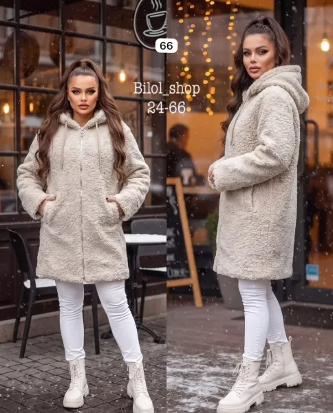 Пальто из ткани Барашка — фото 3