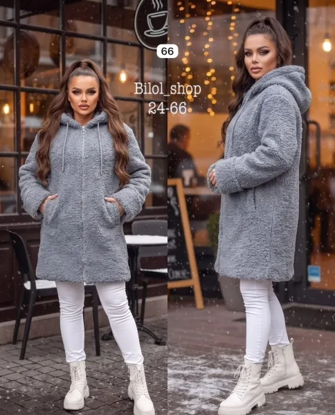 Пальто из ткани Барашка — фото 6