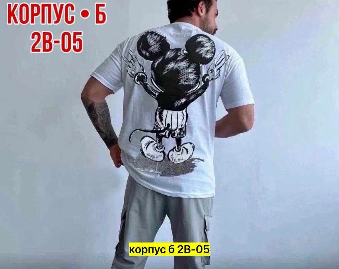 Мужская футболка из натурального хлопка — фото 1