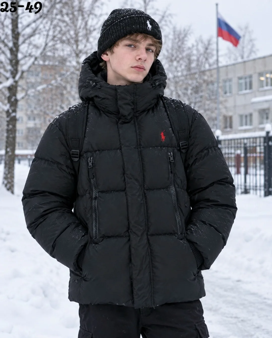 Куртка зимняя с мембраной и утеплителем холлофайбер — фото 3