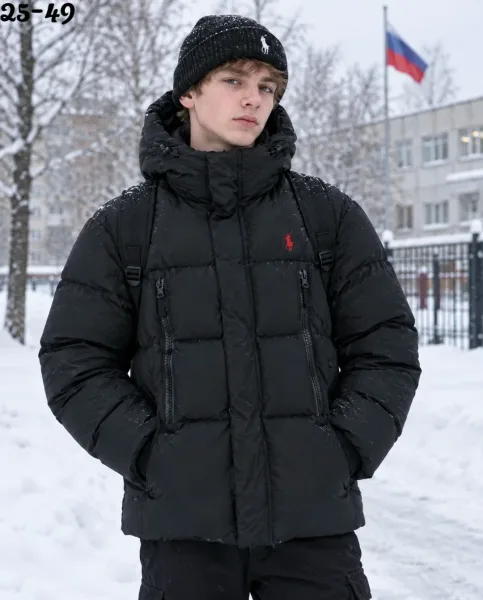 Куртка зимняя с мембраной и утеплителем холлофайбер — фото 11
