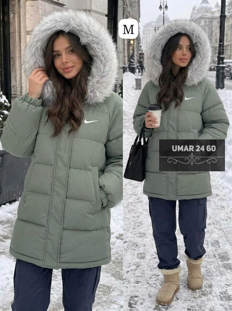 Тёплая двухсторонняя куртка с меховым воротником — фото 3